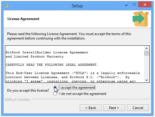 Windows License Agreement