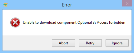 Download error