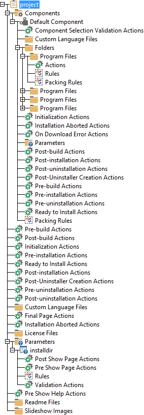 InstallBuilder Action Lists (in order of execution)