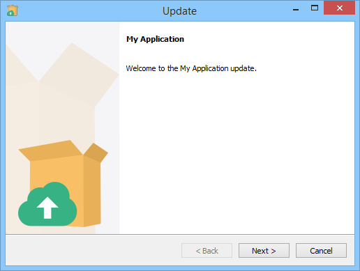 Welcome to the My application update